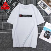 peak pick short sleeve T-shirt mens 2021 summer new official sports casual top breathable half sleeve