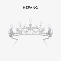 HEFANG He Fang Jewelry Kris Crown French Romantic Women Wedding Wedding Crown Hairband Crown Custom