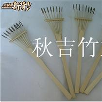 Bamboo handicrafts childrens toys rakes sun valley rakes model rakes bear hands lucky treasure