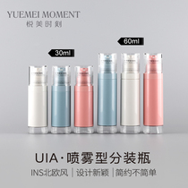 Net red bottle bottle travel cosmetics spray bottle fine mist portable set travel travel plane sample empty bottle