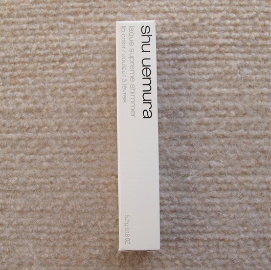 Special Japan purchase Shu Uemura concentrated black tube lip glaze non-stick cup