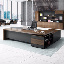 Sen Guo boss desk Office desk Presidents desk Simple modern office furniture Board-type large desk Large board table New Chinese style