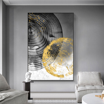 Annual ring modern abstract living room porch corridor decorative painting simple atmospheric stairs corner aisle end hanging painting