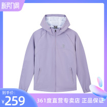 361 Womens Dress 2022 New Trend Running Fitness Sports Jacket Woman Loose Casual Thin and Cap Blouse