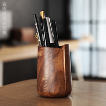 AUDO | otherwise otherwise | New dislocation pen container black walnut solid wood pen can Creative Pen Holder