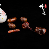 Natural whole set of red buffalo corner accessories Penguin pendant King Kong Star moon Bodhi Buddha Pearl suit DIY accessories
