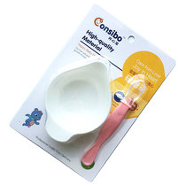 2021 New newborn Bowl Spoon set baby feeding water baby newborn silicone small Bowl supplementary Bowl