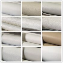 New leather first layer cowhide handmade diy leather corner bag material white light-colored sofa bed scalp leather fabric 2