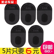 Car round anti-skid mat silicone car mat car interior ornaments small perfume accessories pasting supplies