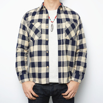 Made in the United States Rogue Territory RGT method brushed plaid shirt domestic spot