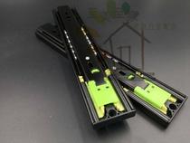 4516-50cm drawer handle rebound side installation without slide rail three sections 3 Ball Guide