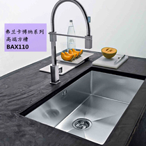 Franca Bona series 304 stainless steel sink BAX110BAX120 kitchen sink single tank