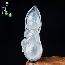 Quarrying Weng Myanmar jade A goodsbaby Buddhaice waxy pendant female child buddha jade pendant jade pendant