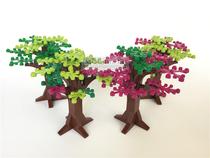 MOC plant scene series Forest Garden big tree wishing tree maple forest Banyan Tree creative building block toy