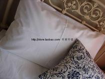 Five-star hotel white cotton pillow protective cover 1 40S combed cotton can be used as pillowcase