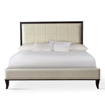 JSM idyllic modern leather 1 8 m wedding bed American retro solid wood bed Jane European Neoclassical fashion cloth bed