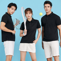 Quick-drying sports t-shirt polo shirt custom gym quick-drying air perspiration summer outdoor short-sleeved work suit custom