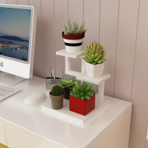 Living room bedroom mini flower rack narrow wrought iron multi-storey indoor multifunctional multi-meaty flower shelf shelf table table