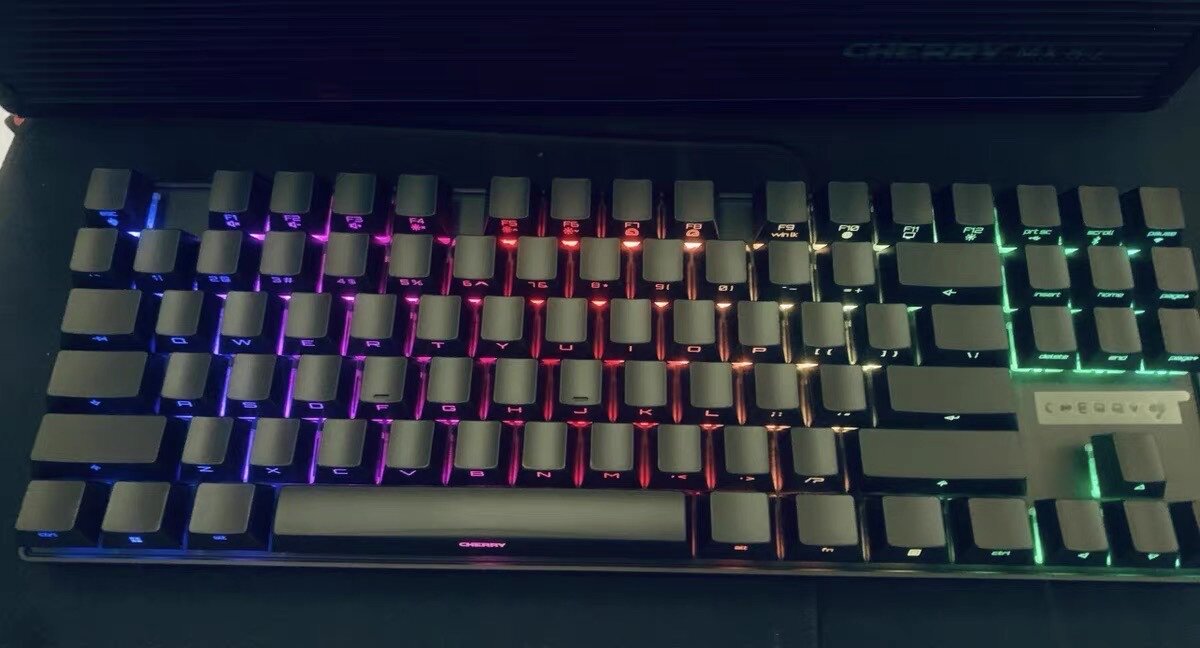 CHERRY MX8.2无线RGB三模机械键盘黑青茶红轴87键游戏电竞礼物-Taobao-Tmall