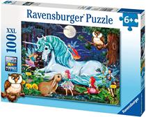 Spot Germany Ravensburger imported childrens puzzle magic forest 100 blockbusters