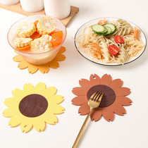 Household insulation mat Dining table Waterproof and oil-proof heat-resistant placemat Table mat Pot mat Bowl mat coaster Hanging anti-hot mat