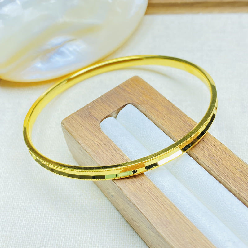 Bracelet Hot-Selling Model K0143 Classic Yellow Mosaic Closed Bracelet Diverse Delivery 47869