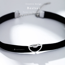 Pink Bestser (sleeping princess) 18k platinum diamond inlaid chocker neck neck rope neck ring