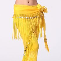 Feimei new belly dance new waist chain hip towel Belly dance Korean pendant coin triangle towel waist chain tassel waist chain