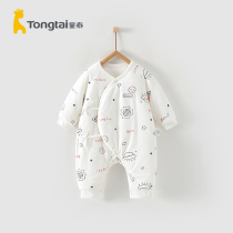 Tongtai autumn and winter 0-6 months newborn cotton-padded clams for men and women