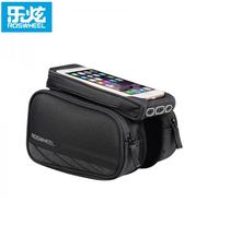 Lexuan bicycle upper tube bag Saddle bag Mountain bike front beam bag Riding touch screen mobile phone bag Bicycle accessories