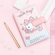 kinbor (Guangbo) hello kitty hello kitty A6 leather notebook Handbook notepad girl hipster diary