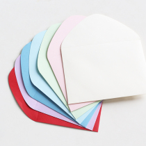 14 5x20cm upscale ultra-thick blank pure color European-style ask for Cambodian greeting card envelope imported color card paper custom high end