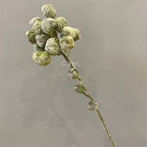 Personality Fashion Abstract Imitation Dry Foam-like Room Dining Room Sales House house Villa Decoration Putting Leather High Quality Fake Flowers