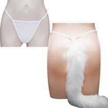 Leprechaun tail hairy whipping thong sexy wild panties