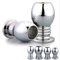 Metal hollow anal plug Spy speculum Anal plug vestibular massager Out of long-term male slave passion supplies Female