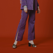 LE FAME lafam year autumn corduroy slim micro-Raman Bab pants LF9Q21P01P079