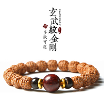 Childrens heart decoration Indonesia Xuanwu pattern small gold Gang Bodhi hand string Single circle male and female Buddha beads bracelet Bodhi hand string