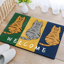 Home door mat Doormat Door entrance door foyer Household can be cut non-slip absorbent mat Kitchen bedroom carpet