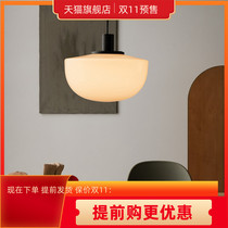 Dining room lamp light luxury design sense minimalist Nordic 2021 new simple modern atmospheric glass chandelier household