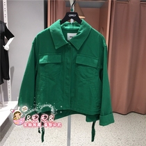 ONLY2022 spring new domestic loose letter strap casual short jacket female 122136051