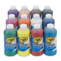 Crayola picture Erle 16-Oz 473ml washable pigment children pigment finger painting pigment