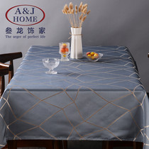 Hotel Western Dining tea table Bubbuarts Inches small frescoed rectangular table Butian garden Nordic table chair cushion suit