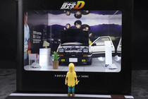 1:18 Window Boy Show Box Dust Cover Model Scene Lights USB Give Boyfriend Birthday Gift