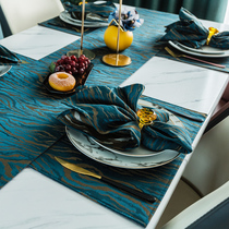 Eurostyle Thermal Insulation Dining Mat Nordic Ins Hotel Restaurant Anti-Burn Anti-Slip West Dining Cushion American Light Lavish Pure Color Table Mat