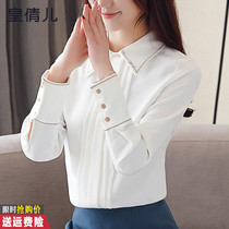 Embroidery White Snowspinning Shirt Woman 2022 Autumn Clothing New Wave Fashion 100 Hitch Professional Dress Shirt Design Sensation