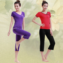 Yoga Suit Womens Suit Women Summer Display Slim Professional High-end Sports Running Fitness Speed Dry Modale Fashion Dance Suit