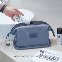 Toiletries Bag Men Travel Suit Men Travel Dry Wet Separation Portable Bath Large Capacity Cashier Bag Bath supplies