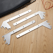 Showcase props stainless steel S157 straight plate support cosmetic cabinet wooden side support ladder column a column inclined plate support black and white