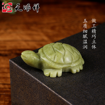 Xiuyu Jade Turtle burial products natural Xiujade carved Burial Jade Turtle Tomb Four Corners with funeral supplies