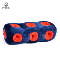 Liuhetai velvet fourteen-hole ear pillow pillow case cervical buckwheat shell Cassia Pillow Pair of pillow core